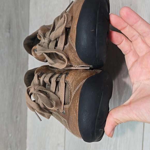 Keen Women Presidio Brown Leather Shoes Sneakers Boots Sz 9 - Picture 5 of 11